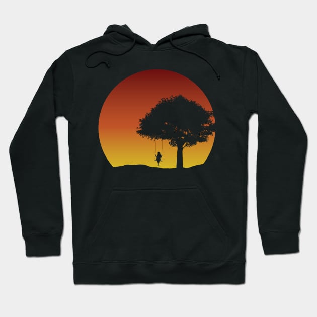 Sunset swing Hoodie by COLeRIC